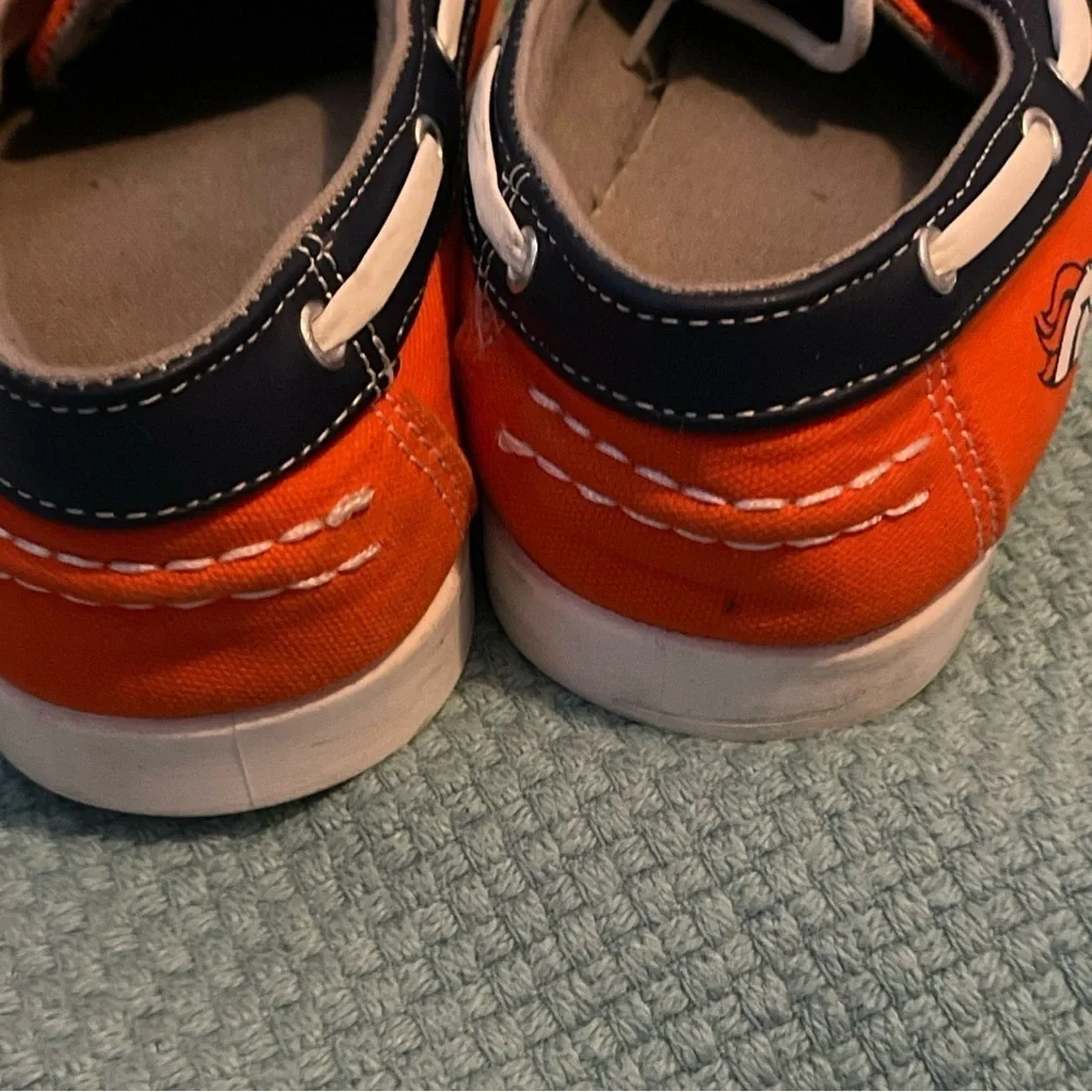 NFL Mens Denver Broncos Boat Deck Shoes - Focos - Size 7
